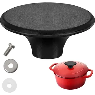Ersatzknopf Für Gusseiserne Schmortöpfe, Kompatibel Mit Le Creuset - Ersatzgriff Für Lodge, Aldi Und Andere Emaillierte Gusseiserne Schmortöpfe (1 Stück)