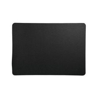 ASA Selection leather optic Tischset, rough black schwarz matt