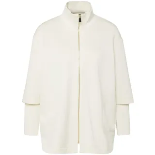 Comma, Sweatjacke Sweatshirt Creme 34