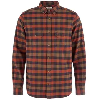 Fjällräven Skog Relaxed Langarmhemd Autumn Leaf / Wood Brown M