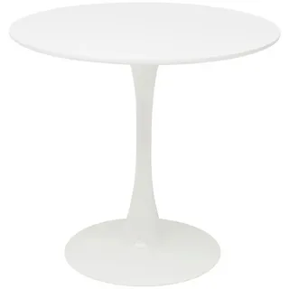 Kare Tisch Ø 80 cm weiß