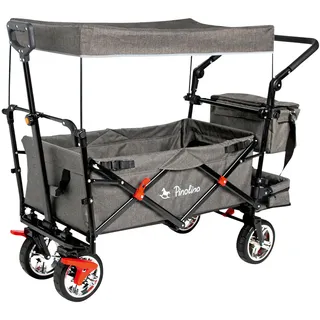 Pinolino Bollerwagen AddPlus grau