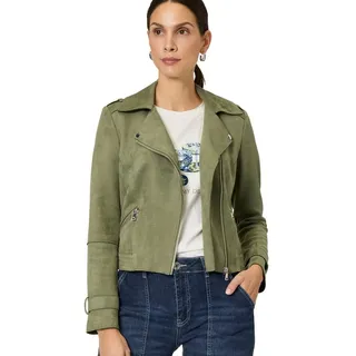 Zero Jacke mit Reißverschlusstaschen, Khaki, 38