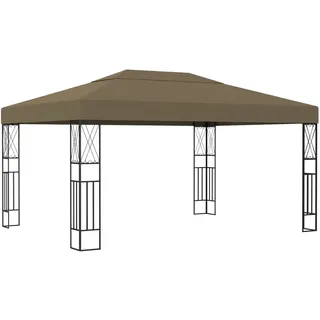 vidaXL Pavillon 3 x 4 m Taupe