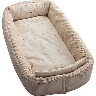 Bettnestchen STERNTALER "Edda", beige (ecru), Obermaterial: 60% Baumwolle, 40% Polyester. Obermaterial 2: 100% Baumwolle. Wattierung: 100% Polyester, Bettnestchen