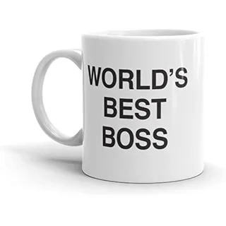 The Office-World's Best Boss Tasse, Dunder Mifflin Keramikbecher, 325 ml