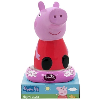 Peppa Pig Nachttischlampe 3D Figur,, KL83697, Kids Licensing, Kunststoff