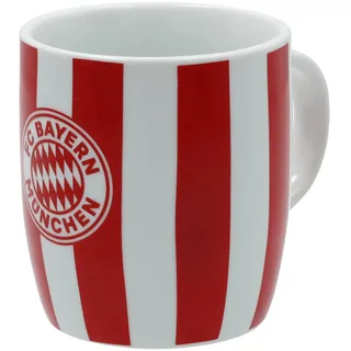 FC Bayern München I Tasse Stripes | Rot I 0,3l