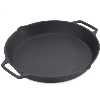 Echtwerk Grillzubehör Guss mit Grillstreifen 35cm