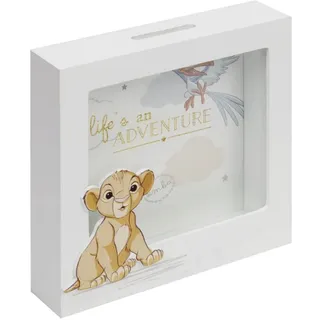 Disney Baby Magical Beginning Simba Lion King Wooden Money Box