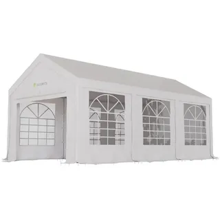 Juskys Partyzelt Gala 3 x 6 m Weiß 