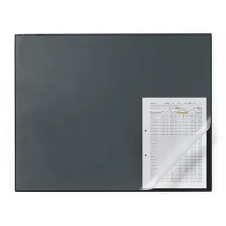 Durable Schreibunterlage 65x50cm mit Kantenschutz schwarz Packung mit 5 Stück
