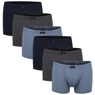 Götzburg Boxershorts 6er Pack Blau / Grau M