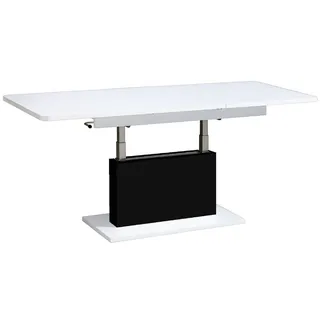 designimpex DC-1 Weiß Hochglanz Holzwerkstoff 126 x 57 x 70 cm