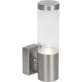 Brilliant Außenwandleuchte Edelstahl 40,0 cm inkl. LED-GU10 4W 345lm 4000K Neutralweiß