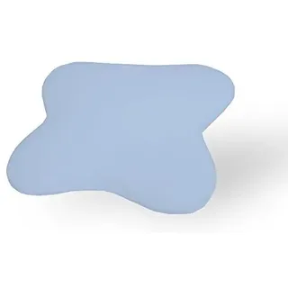 Dukal | Ersatzbezug für Ombracio/All Around Schlafkissen von Tempur | aus hochwertigem DOPPEL-Jersey | 100% Baumwolle | Farbe: ciel