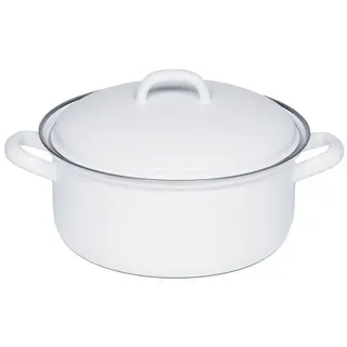 RIESS Classic Kasserolle 20 cm weiß