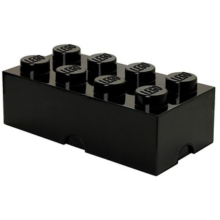 Lego Aufbewahrungsbox Brick  (L x B x H: 50 x 25 x 18 cm, Schwarz, Kunststoff)