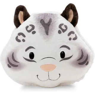 NICI Kissen Schneeleopard Eleni Snowbell 35 x 30 cm Weiß