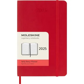 Moleskine Daily Planner ScharlachRot 2025