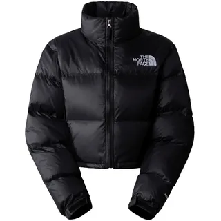The North Face Cropped Nuptse Jacke Damen - Damen, White,