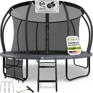 Juskys SkyBounce L 366 cm Schwarz