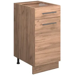 Vicco Schubladenschrank Fame-Line 40 x 40 x 82 cm Goldfarben