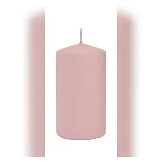 Wiedemann Kerzen Frosted Pastel Stumpenkerzen Altrosa 130 x Ø 68 mm, 4 Stück