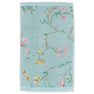 Pip Studio Les Fleurs Gästehandtuch 30 x 50 cm Blau