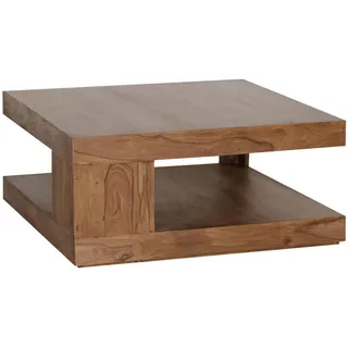 KADIMA DESIGN Couchtisch Braun Sheesham 90 x 0 x 0 cm