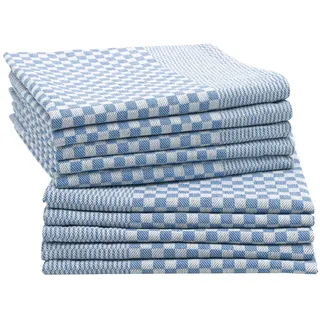 ZOLLNER Geschirrtücher,, blau Textil, 54x100 cm, Kochen, Geschirrtücher - Schürzen, Geschirrtücher