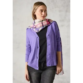 Cecil Cardigan mit Knopfleiste - Lila