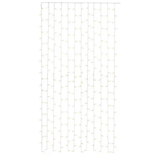 goobay LED Lichtervorhang 2,5 m Transparent Warmweiß