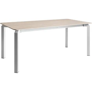 Beliani Feletto Gartentisch 180 x 90 x 75 cm Beige