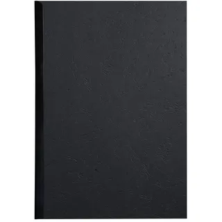 Exacompta 2783C 100er Einbanddeckel Evercover 270g/qm, Lederprägung, für Bindesysteme Forever aus Recycling-Karton schwarz. Geeignet zur Verwendung mit Serodo-Bindern, Kunststoffringen, Metallringen und mehr