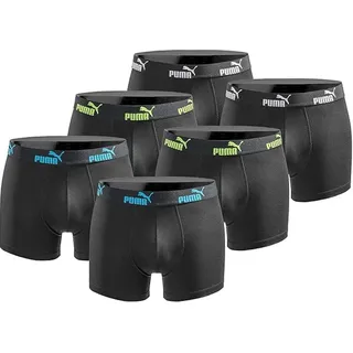 Puma Boxershorts 6er Pack Schwarz M