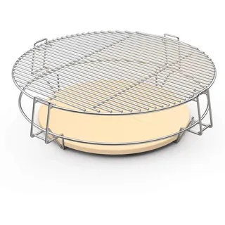 Onlyfire Grillrost Kochsystem für Weber 57 cm Kugelgrill Holzkohlegrill