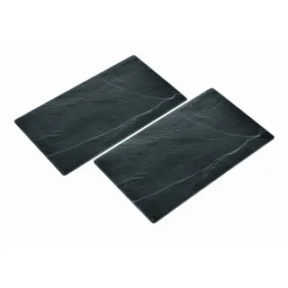 JUSTINUS Herdabdeckplatten 52x30 cm grau