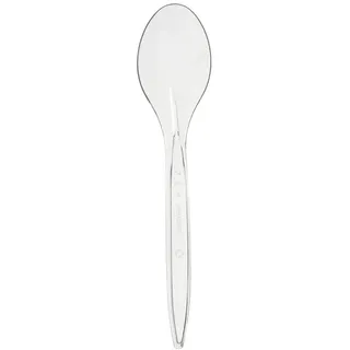 DayBays 80000 Stk. Plastiklöffel Mehrweg 18 cm Plastik Transparent Spülmaschinenbeständig
