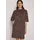 Cordkleid Midi Animal Print M