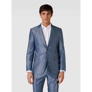 Regular Fit Anzug mit Strukturmuster Modell 'Huge', Bleu, 26