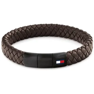 Tommy Hilfiger Jewelry Armband für Herren aus Leder - Erhältlich aus Schwarz oder Braun oder Blau