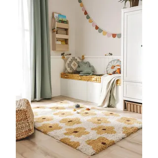 benuta Lytte Kinderteppich Gobi - Gelb 160x230 cm - Kunstfaser - Rechteckig & im Style: Kindermotive, Scandi Living - Pflegeleicht für Kinderzimmer, Wohnzimmer, Schlafzimmer