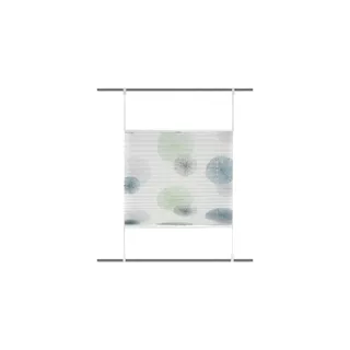 HOME WOHNIDEEN Plissee Rawlins 100 x 130 cm Fenstergröße (Velux) blau/grün/mehrfarbig