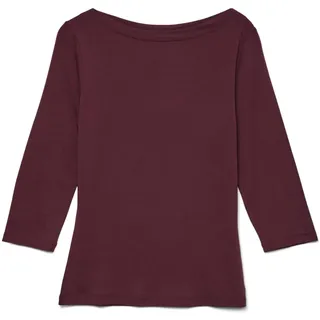 Vero Moda VMPANDA MODAL 3/4 TOP JRS NOOS Rot XS