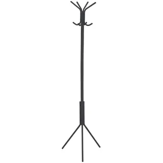Idimex Kleiderständer, Grau, Metall, Vintage, 38x174x38 cm, Garderobe, Garderobenständer