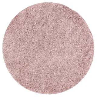 Pergamon Aloha Hochflorteppich 80 x 80 cm Rosa