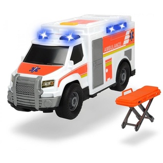 Dickie Toys Spielzeug-Krankenwagen Medical Responder, 30 cm, mit Trage, Licht und Sound rot
