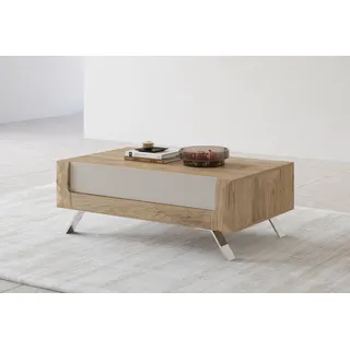 Couchtisch HOME AFFAIRE "Kasai", beige (eiche harbor gold, eiche harbor gold), B:110cm T:65cm, Tische, Couchtisch, (110 x 65 cm)