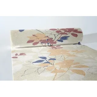 Mank Tischläufer Airlaid Chrissy Creme-Bordeaux, 40 cm x 24 m, 1 Stück - Herbst Blätter